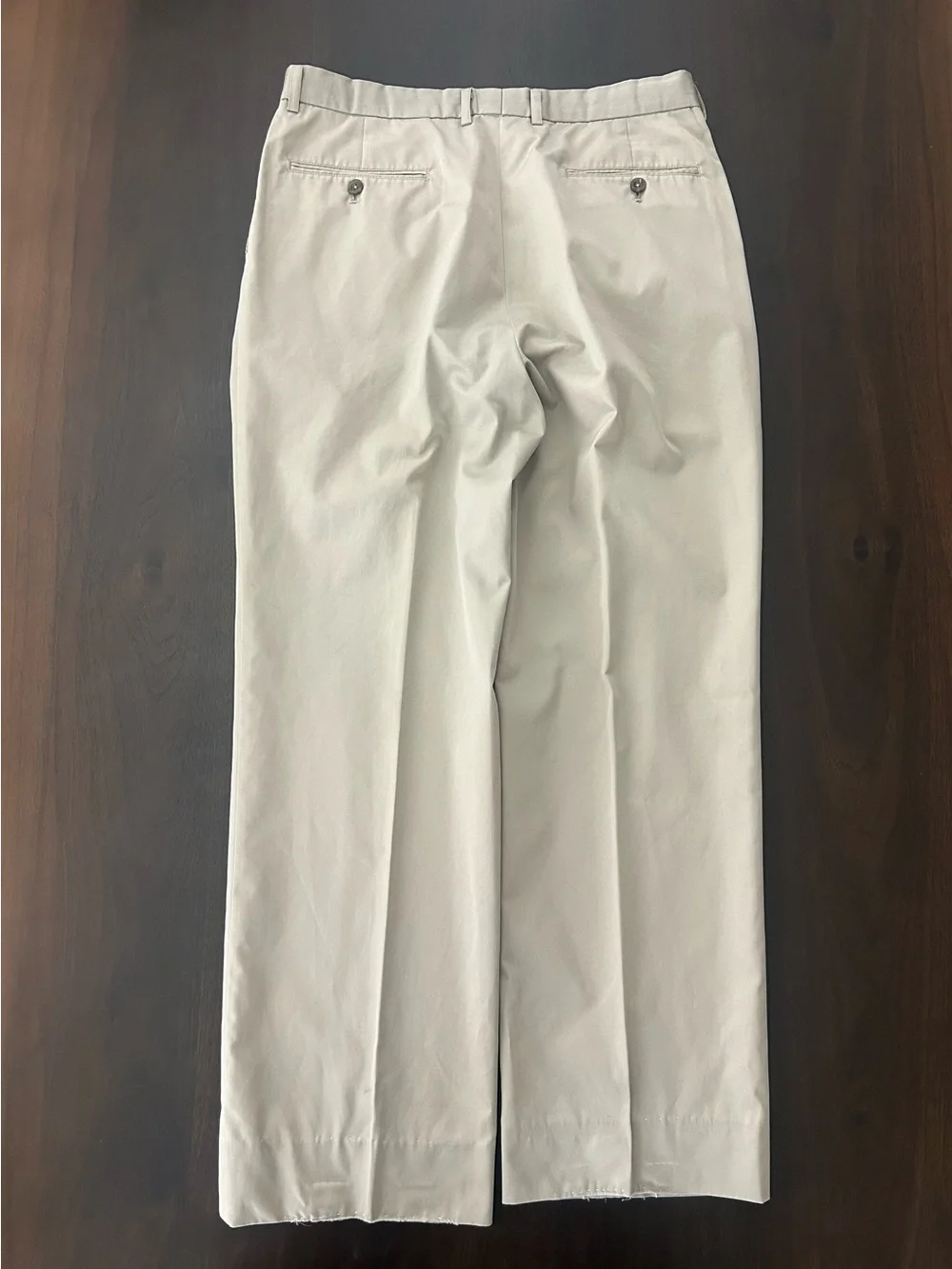VTG 90s Yves Saint Laurent Pour Homme Beige Khaki Men Pleated Wide Slacks 31x30